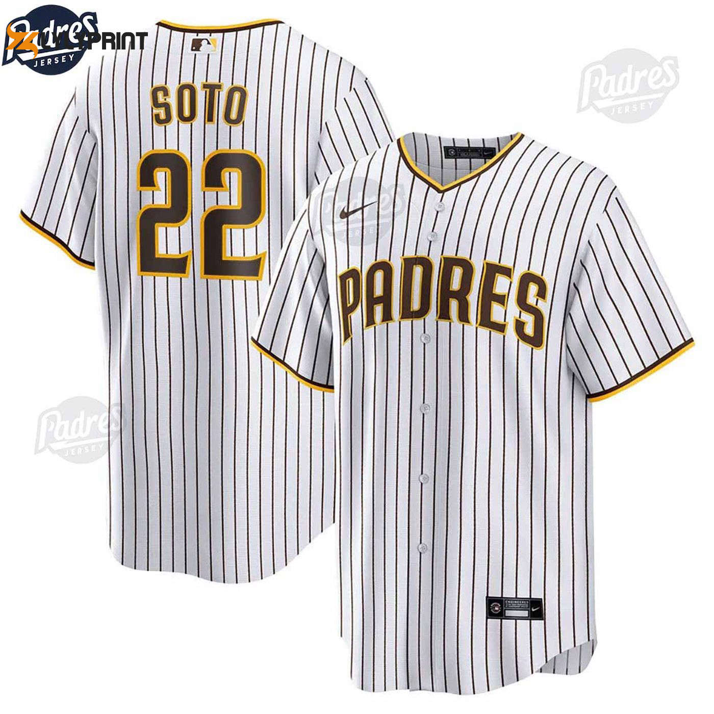 Shop Custom San Diego Padres MLB Jerseys - Personalized Baseball Jersey - lylyprint.com baseball jersey product view 1
