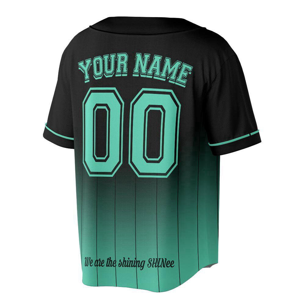 Custom Shinee Kpop Baseball Jersey For Men Women - lylyprint.com baseball jersey product view 2