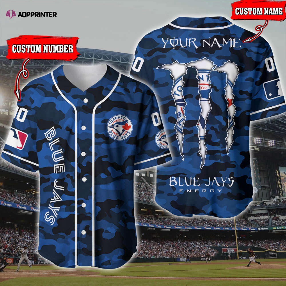 Custom Toronto Blue Jays 3D Printed Baseball Jersey – Personalized Fan Gear baseball jersey product view 1