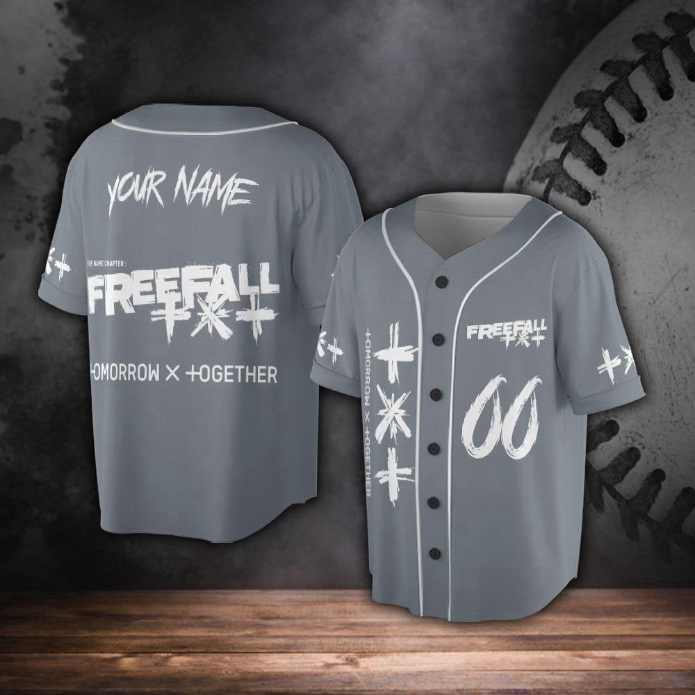 Custom TXT Kpop Baseball Jersey For Men Women - lylyprint.com baseball jersey product view 5