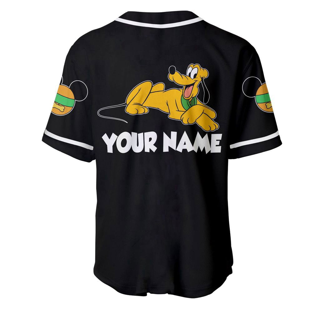 Customized Baseball Jersey, Personalized Pluto Shirt - Aopprinter baseball jersey product view 2