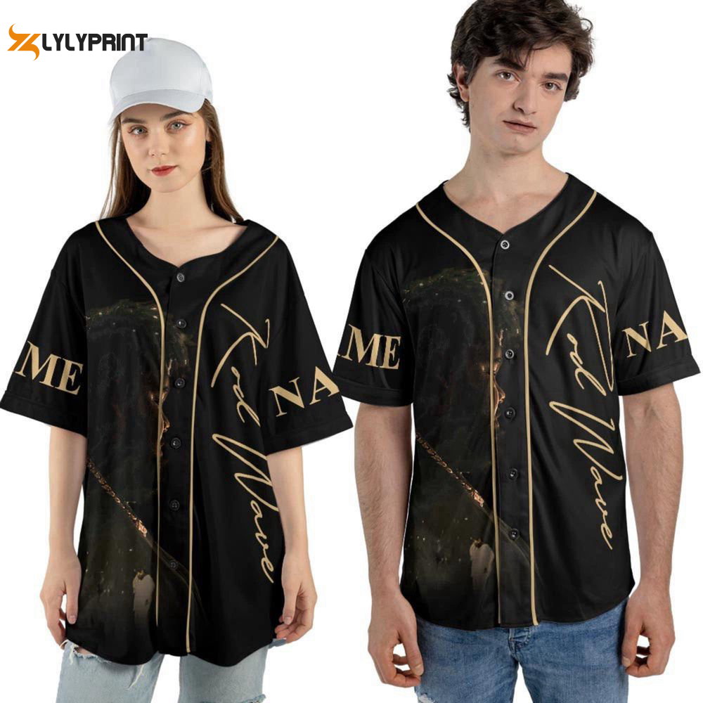 Customized Rod Wave Nostalgia Tour BBaseball Jersey - lylyprint.com sports jersey product view 1