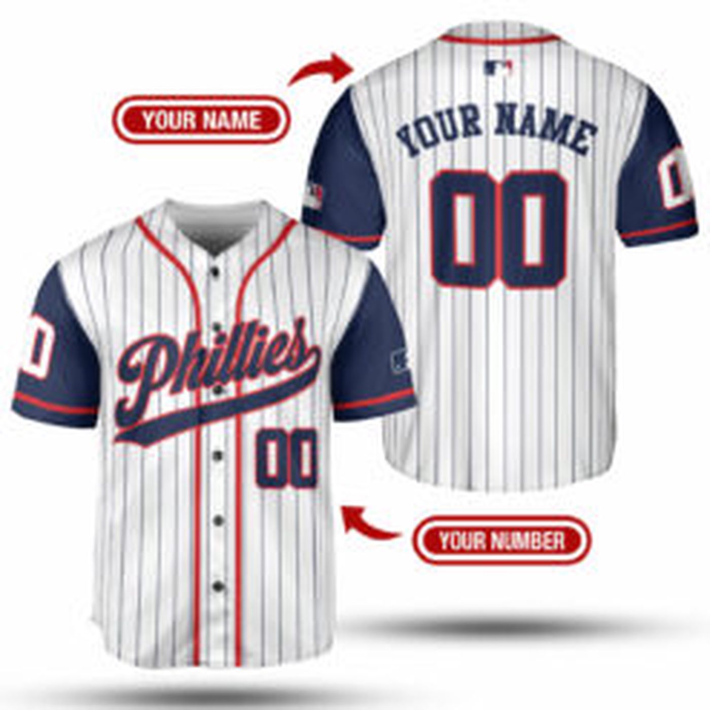 Personalized Tampa Bay Rays Baseball Jersey: Ideal MLB Gift for Baseball Fans - Men & Women - lylyprint.com baseball jersey product view 2
