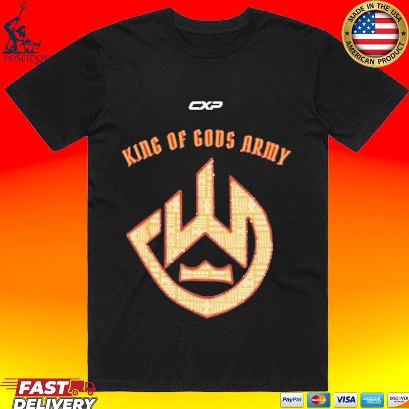 Cxp King Of Gods Army Deontay Wilder Logo T-shirt Unisex T-shirt, Sweatshirt, Hoodie, Long Sleeve Tee - T-Shirt, Sweatshirt, Hoodie