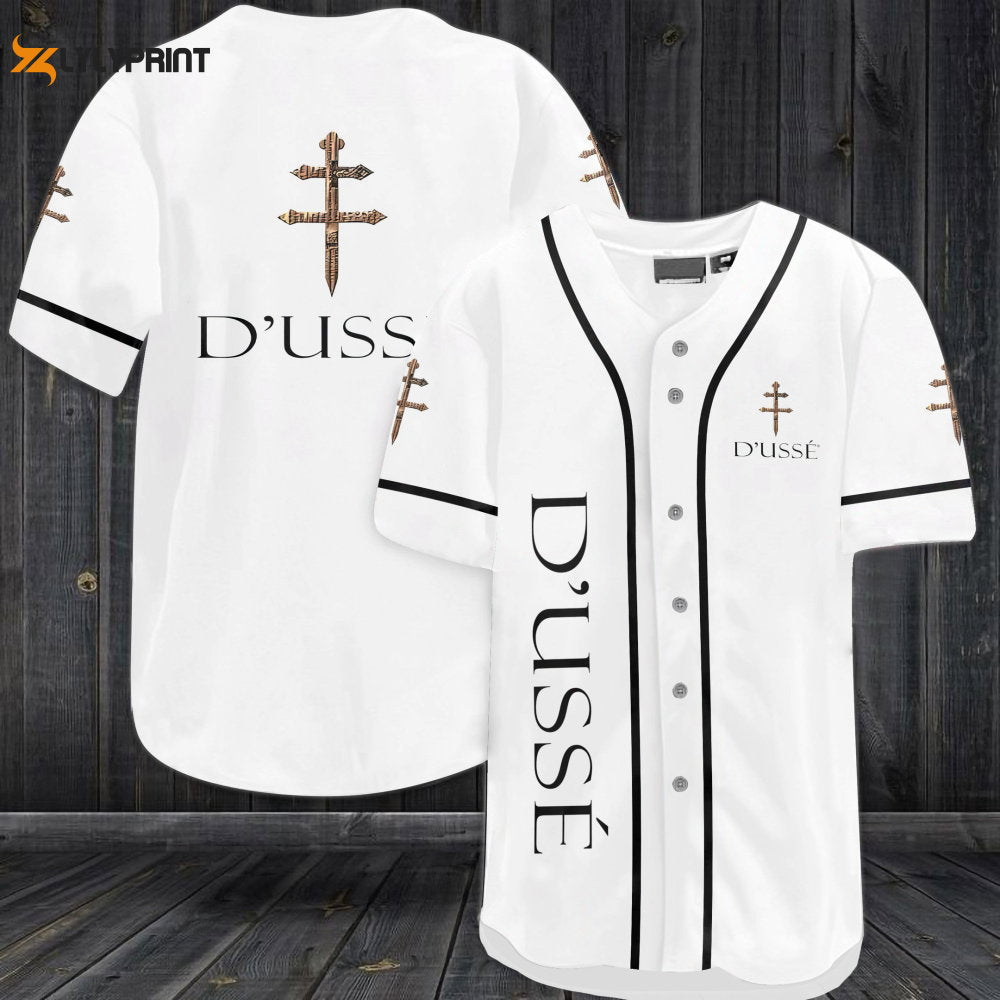 D'Usse All Over Print Unisex Baseball Jersey - lylyprint.com baseball jersey product view 1