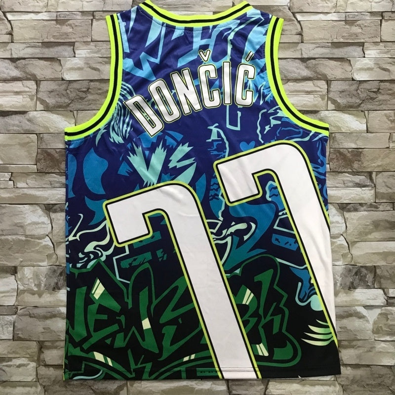 dallas mavericks #77 luka doncic Mavericks 77 # mitchell&ness Classic Jersey Style 1 Basketball Jersey basketball jersey product view 1