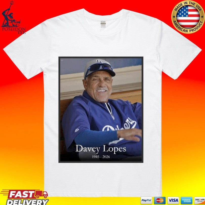Davey Lopes 1945-2026 Ktla T-shirt Unisex T-shirt, Sweatshirt, Hoodie, Long Sleeve Tee - T-Shirt, Sweatshirt, Hoodie