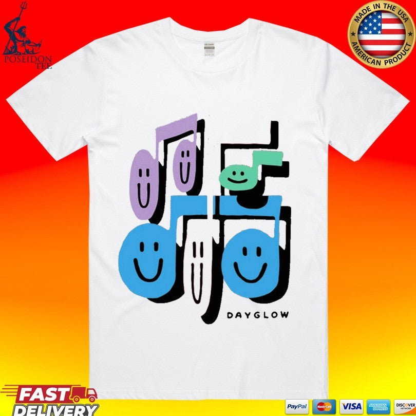 Dayglow Music Notes T-shirt Unisex T-shirt, Sweatshirt, Hoodie, Long Sleeve Tee - T-Shirt, Sweatshirt, Hoodie