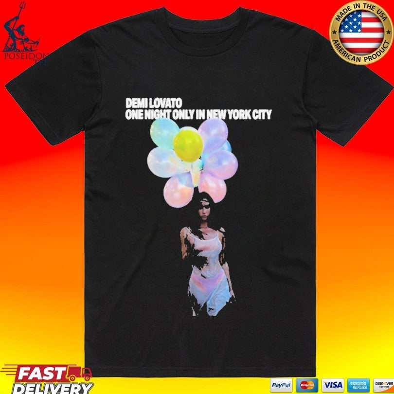 Demi Lovato One Night Only In New York City T-shirt Unisex T-shirt, Sweatshirt, Hoodie, Long Sleeve Tee - T-Shirt, Sweatshirt, Hoodie