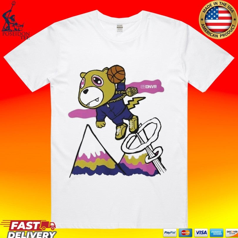 Denver Nuggets Dnvr Flying Mascot T-shirt Unisex T-shirt, Sweatshirt, Hoodie, Long Sleeve Tee - T-Shirt, Sweatshirt, Hoodie