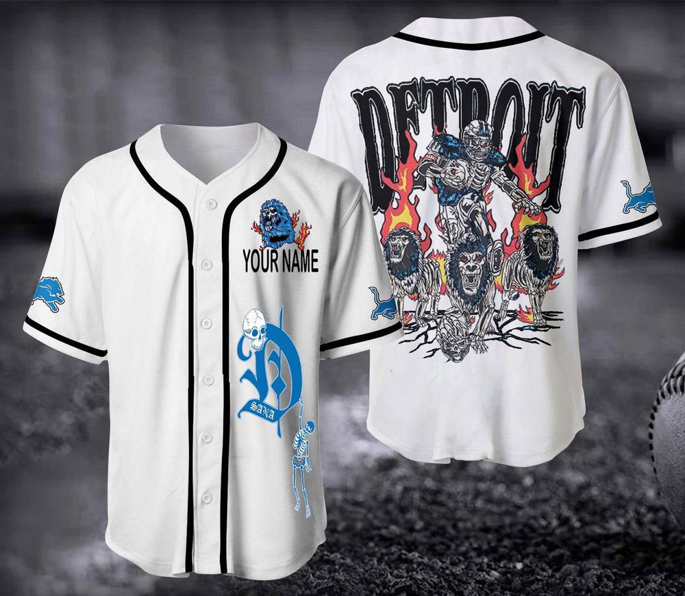 Detroit Baseball Jersey Unisex Shirt, Gift For Men And Women - Aopprinter baseball jersey product view 3