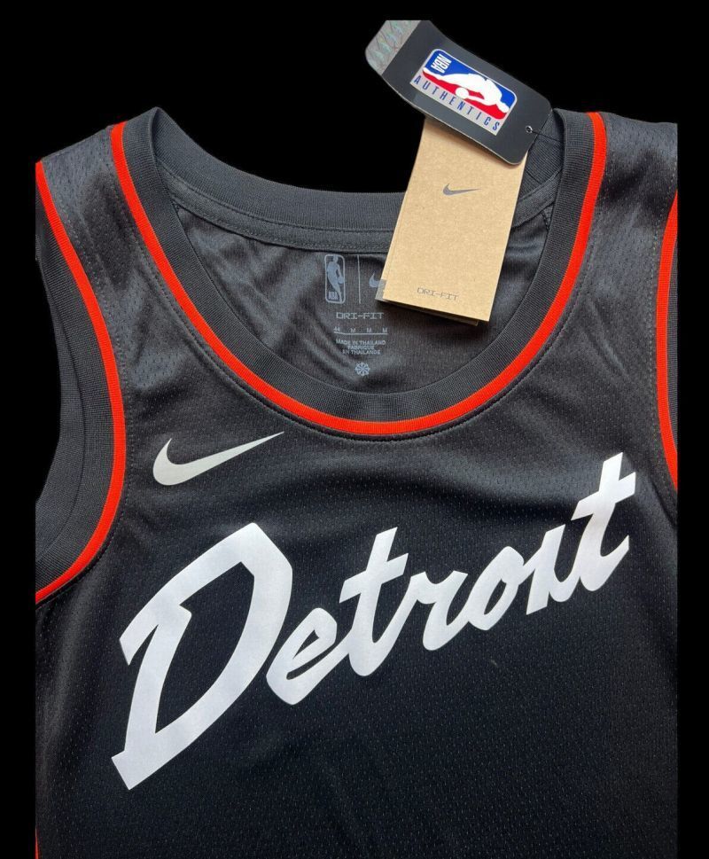 detroit pistons 2023-24 city Style 3 Basketball Jersey basketball jersey product view 1