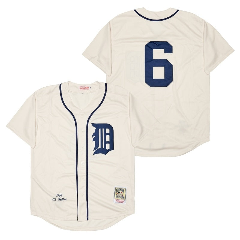 detroit tigers #6 al kaline Baseball Jersey baseball jersey product view 1