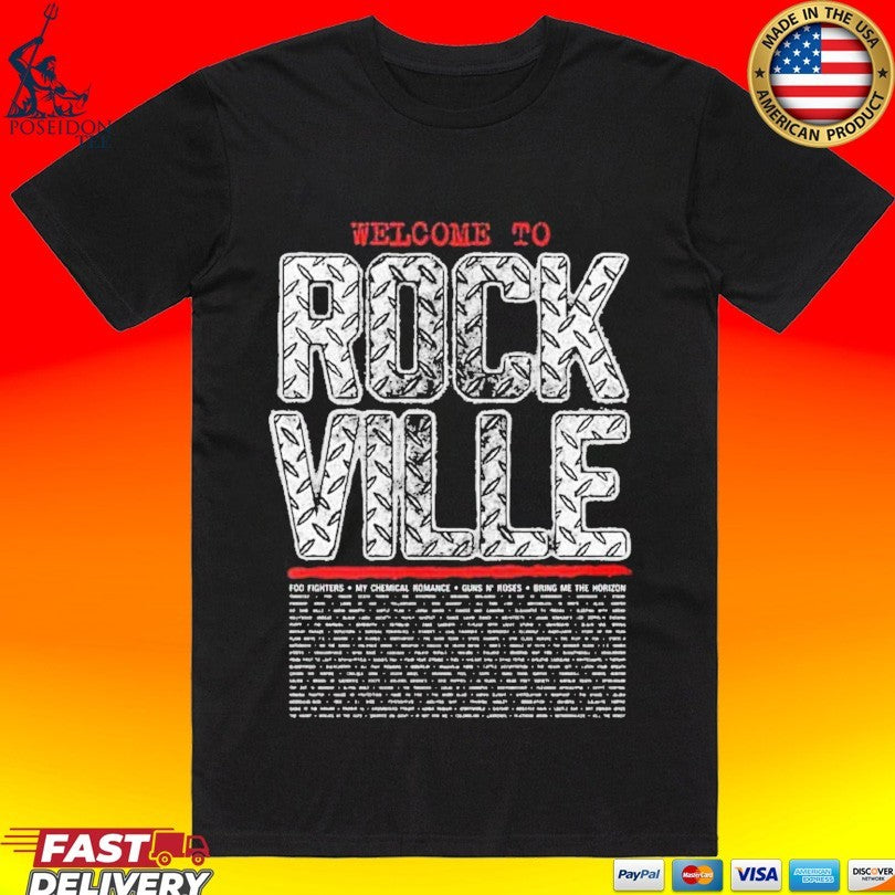 Diamond Plate Welcome To Rockville Daytona Beach FL On May 7 To 10 2026 T-shirt Unisex T-shirt, Sweatshirt, Hoodie, Long Sleeve Tee - T-Shirt, Sweatshirt, Hoodie