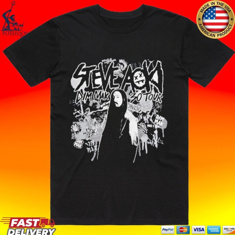 Dim Mak Collection Steve Aoki Dm30 Tour T-shirt Unisex T-shirt, Sweatshirt, Hoodie, Long Sleeve Tee - T-Shirt, Sweatshirt, Hoodie