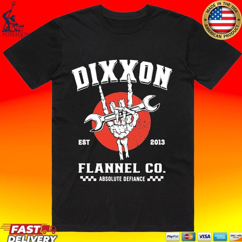 Dixxon Flannel Company Iron Defence T-shirt Unisex T-shirt, Sweatshirt, Hoodie, Long Sleeve Tee - T-Shirt, Sweatshirt, Hoodie