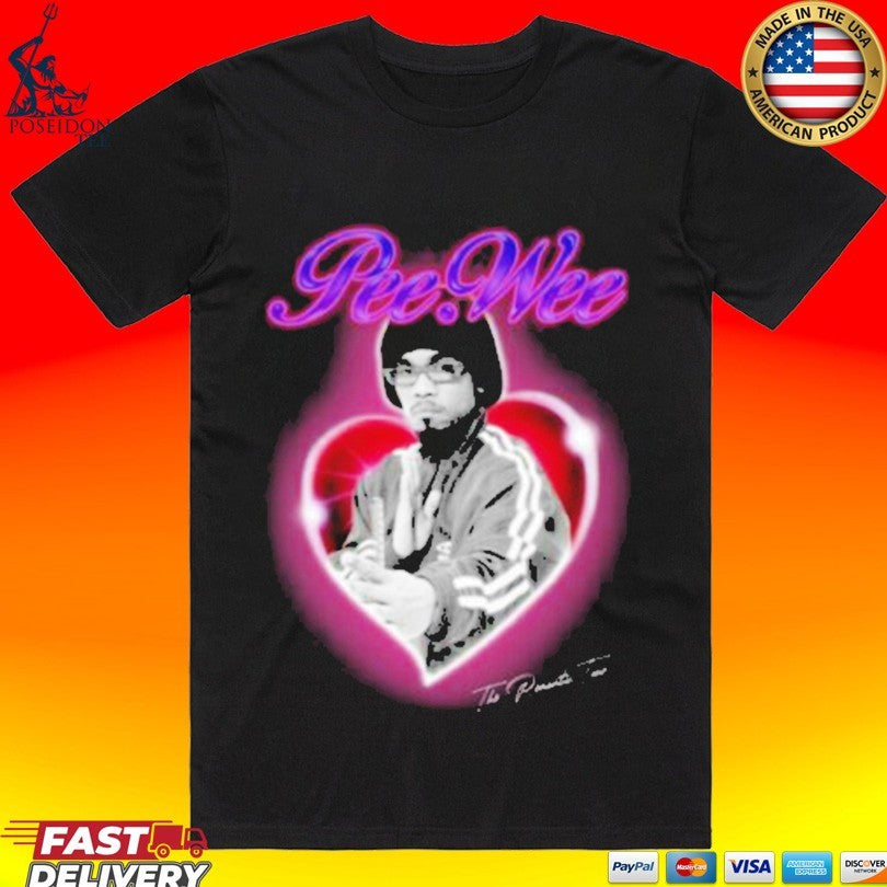 Dj Pee Wee Aka Anderson Paak Featured On The Romantic Tour Live 2026 Heart T-shirt Unisex T-shirt, Sweatshirt, Hoodie, Long Sleeve Tee - T-Shirt, Sweatshirt, Hoodie