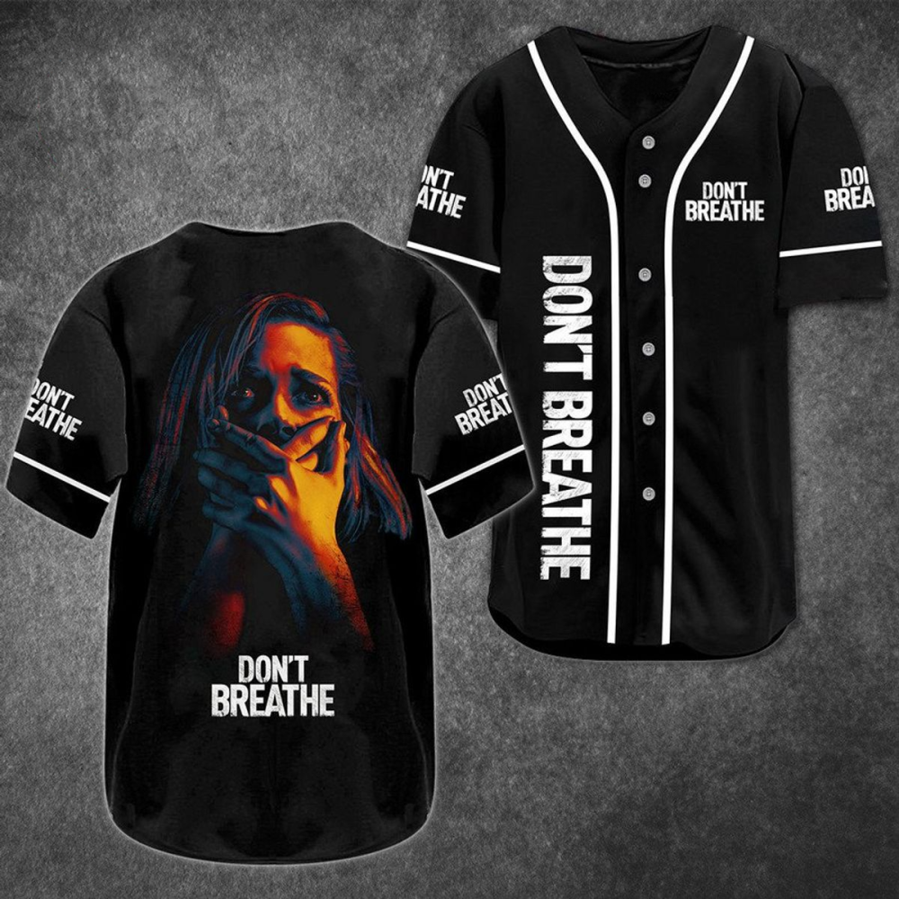 Do Not Horror Movie Baseball Jersey baseball jersey product view 2