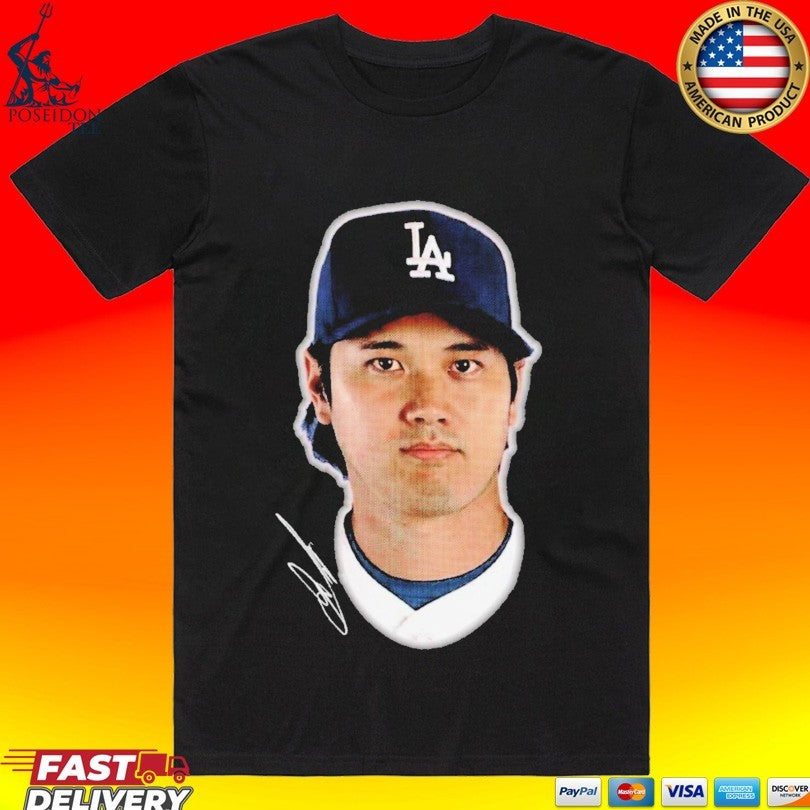 Dodgers Shohei Ohtani Headliner T-shirt Unisex T-shirt, Sweatshirt, Hoodie, Long Sleeve Tee - T-Shirt, Sweatshirt, Hoodie