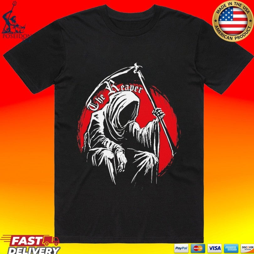 Doggie The Reaper T-shirt Unisex T-shirt, Sweatshirt, Hoodie, Long Sleeve Tee - T-Shirt, Sweatshirt, Hoodie
