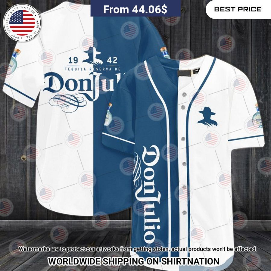 Don Julio 1942 Baseball Shirt baseball jersey product view 1