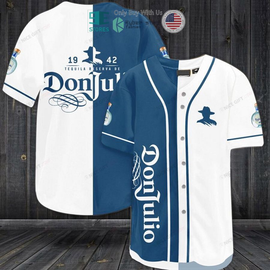 BEST Don Julio 1942 blue white Baseball Jersey baseball jersey product view 1