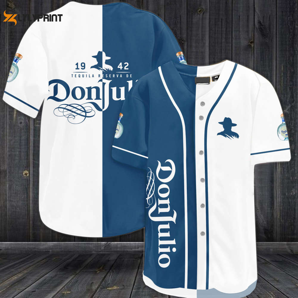 Don Julio Tequila 1942 Baseball Jersey - lylyprint.com baseball jersey product view 1