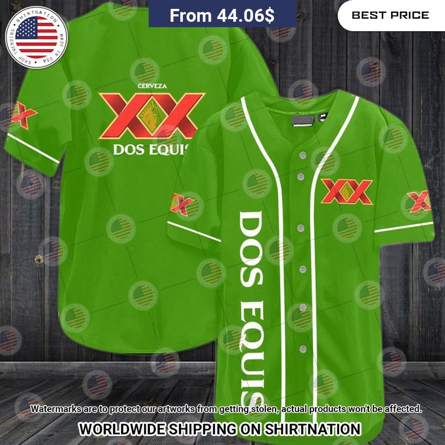 Dos Equis Baseball Shirt baseball jersey product view 1