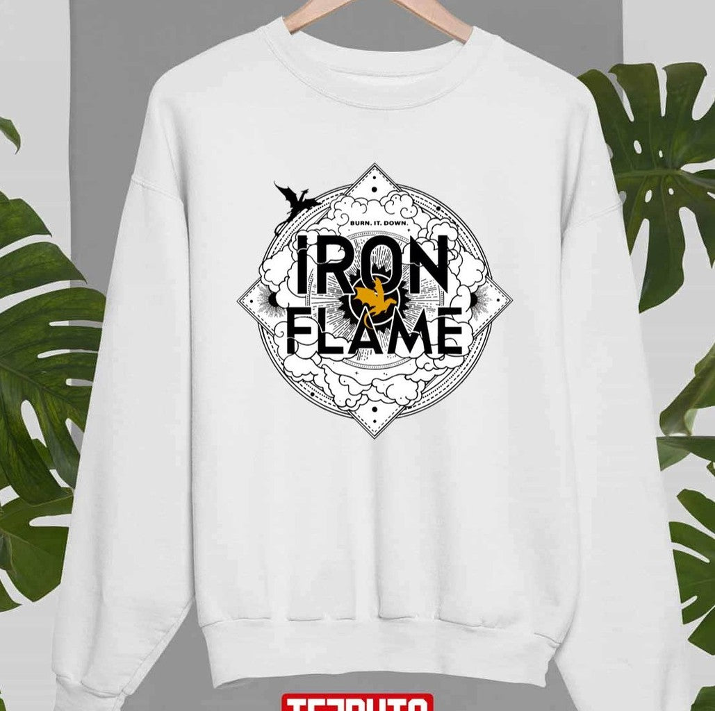 Novel Art Iron Flame Unisex Sweatshirt - T-Shirt, Sweatshirt, Hoodie
