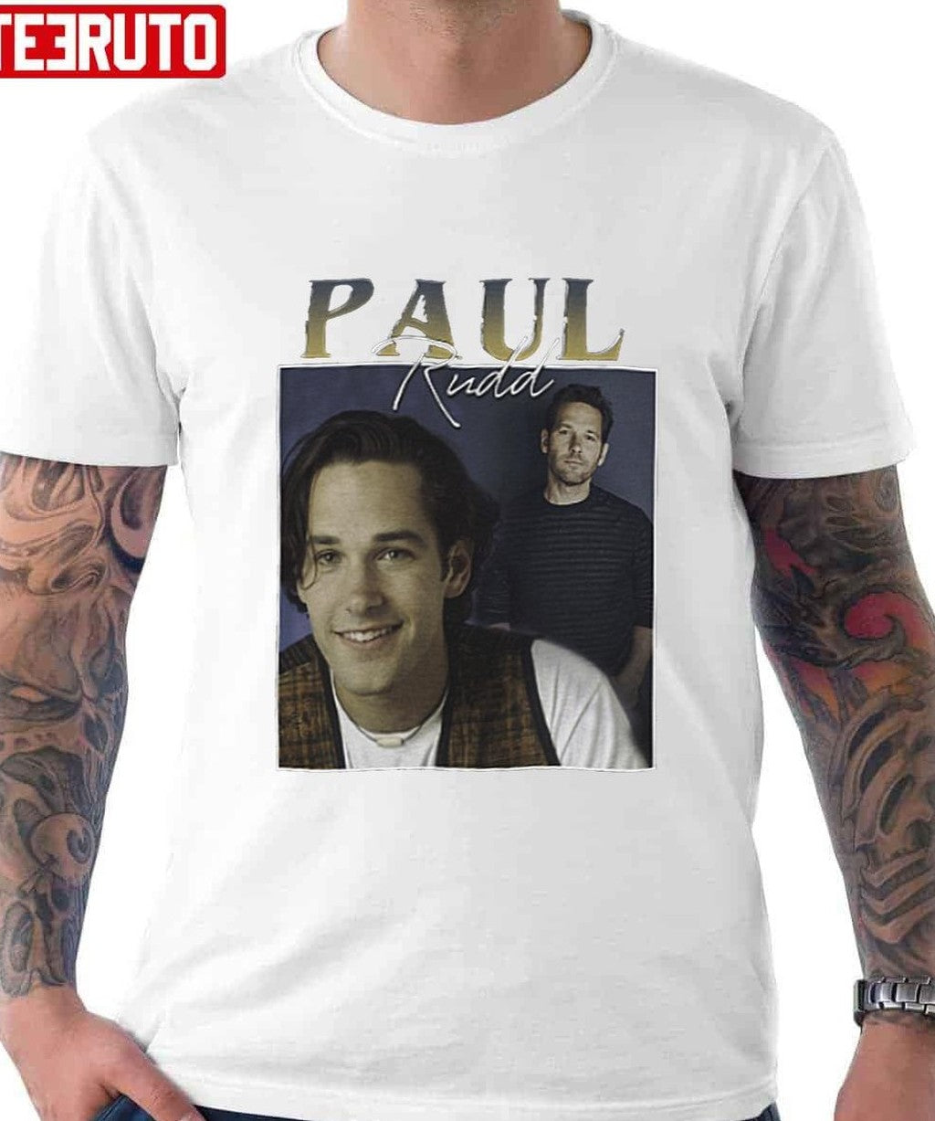 Paul Rudd 90s Retro Vintage Bootleg Unisex T-Shirt - T-Shirt, Sweatshirt, Hoodie