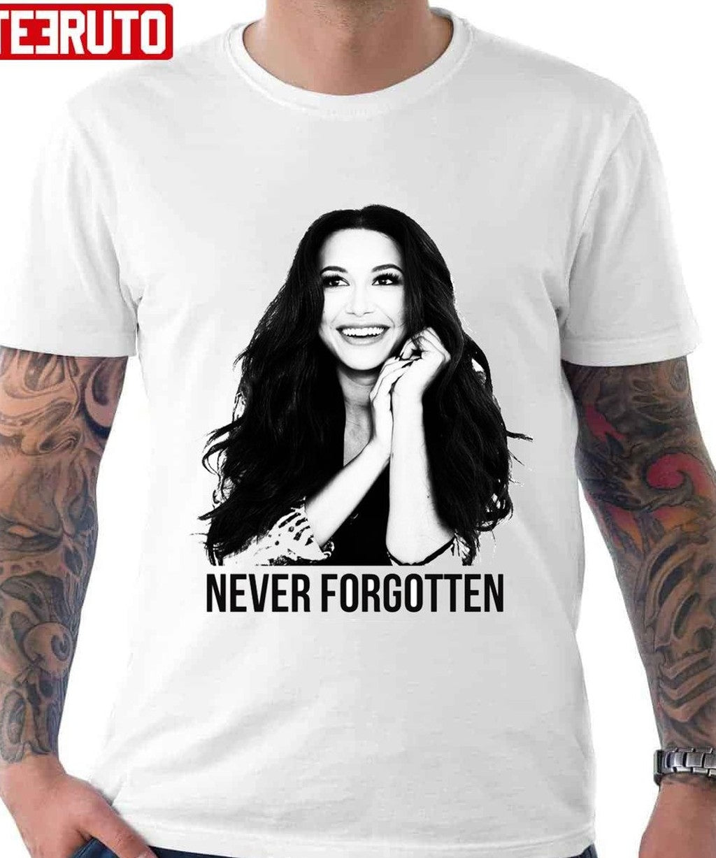 Naya Rivera Glee Star Black And White Unisex T-Shirt - T-Shirt, Sweatshirt, Hoodie