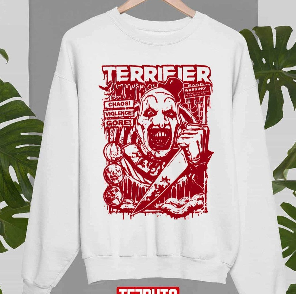Music Violence Terrifier Movie Music Halloween Unisex Sweatshirt - T-Shirt, Sweatshirt, Hoodie
