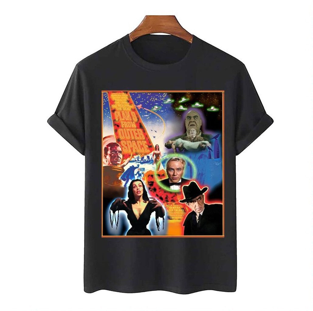 Retro Comic Style Plan 9 From Outer Space Unisex T-Shirt - T-Shirt, Sweatshirt, Hoodie