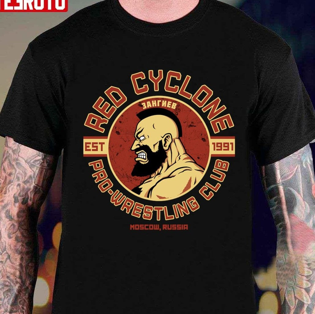 Pro Wrestling Club Red Cyclone EST 1991 Street Fighter Unisex T-shirt - T-Shirt, Sweatshirt, Hoodie
