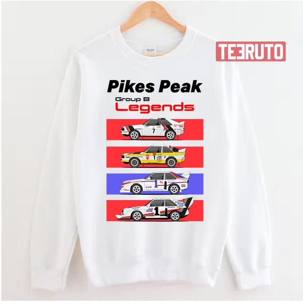 Pikes Peak Group B Legends Gran Turismo Unisex Sweatshirt - T-Shirt, Sweatshirt, Hoodie