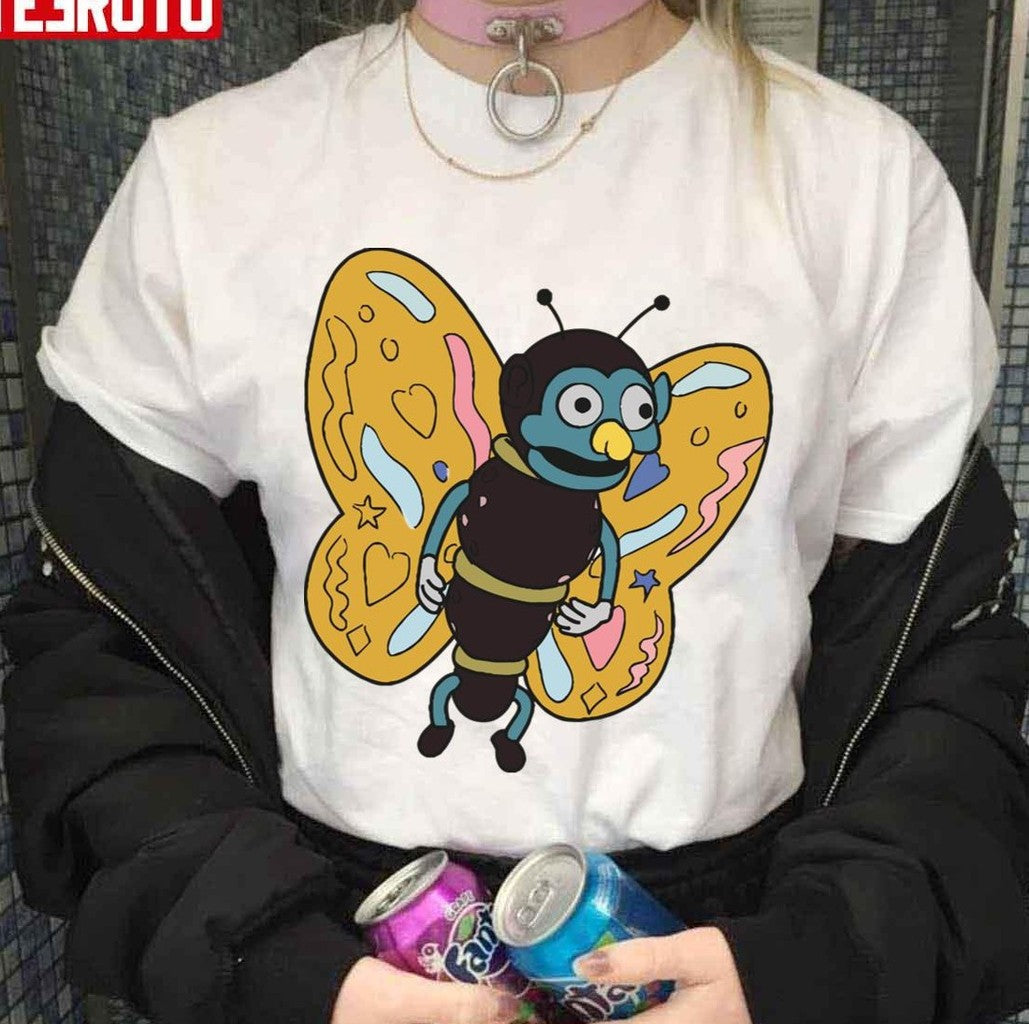 Shrignold the Butterfly Don't Hug Me I'm Scared Unisex T-shirt - T-Shirt, Sweatshirt, Hoodie
