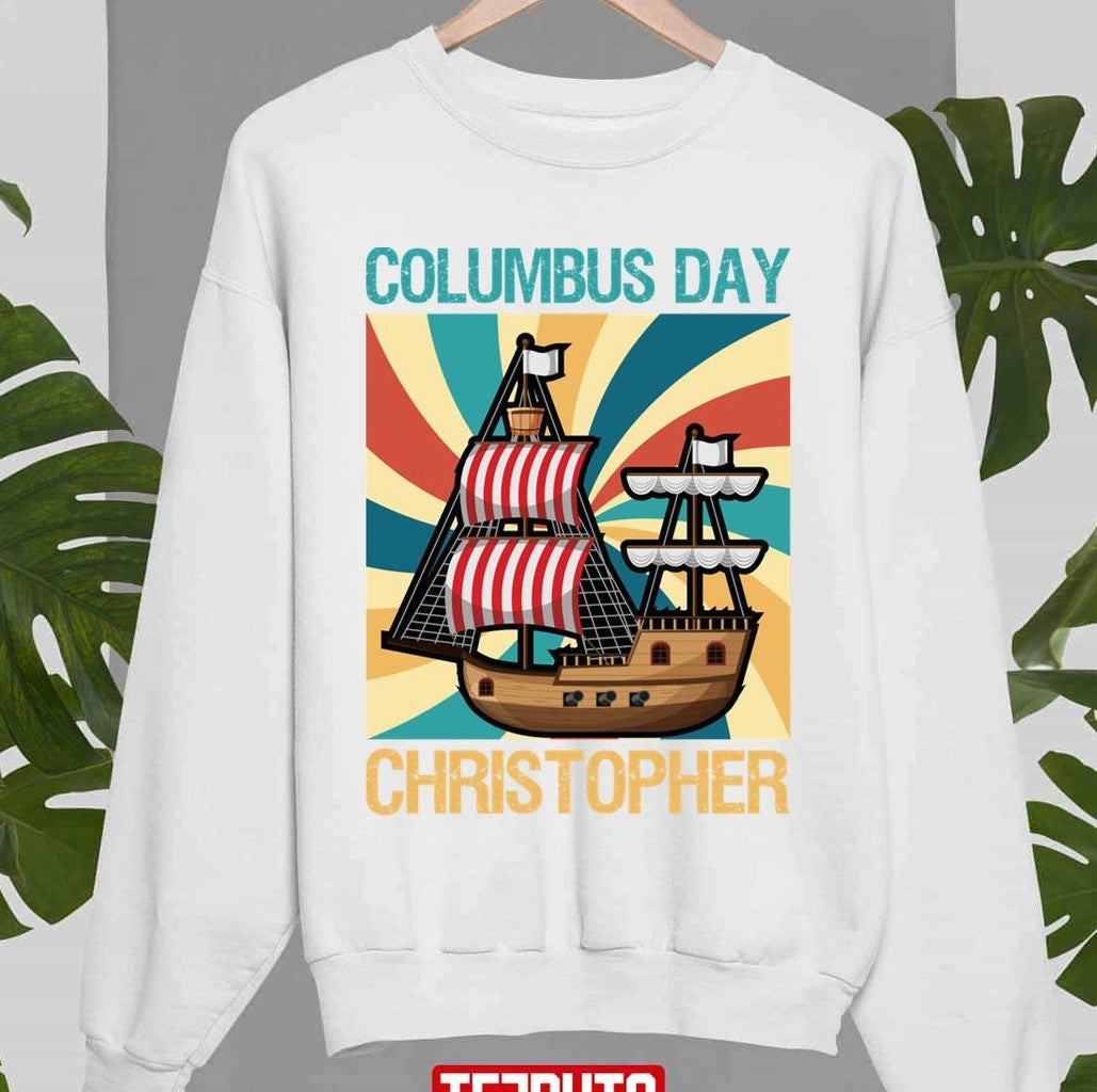 Oct Christopher Columbus Day Unisex Sweatshirt - T-Shirt, Sweatshirt, Hoodie