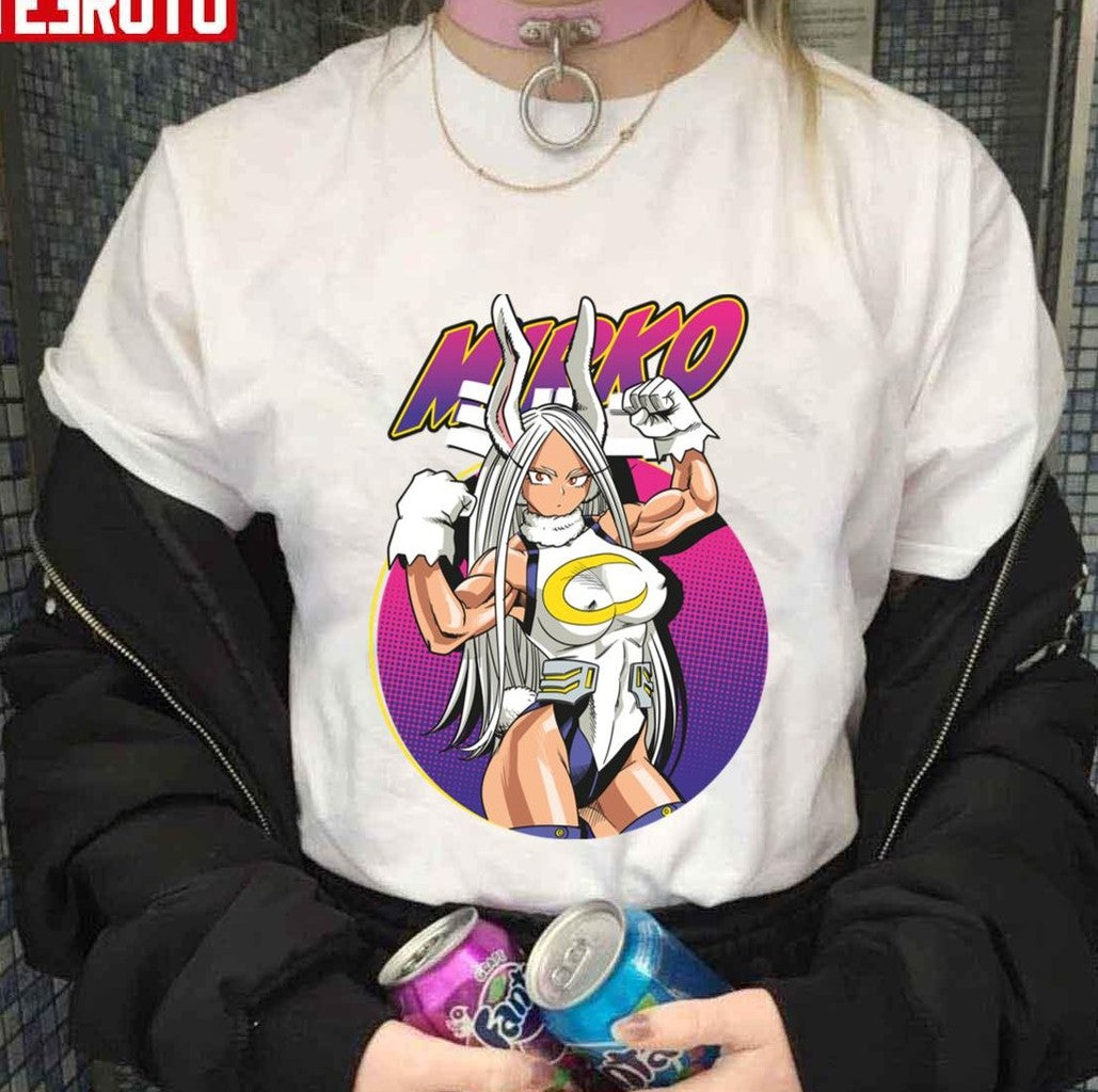 Muscular Arm Mirko School Hero Boku My Hero Academia Unisex T-Shirt - T-Shirt, Sweatshirt, Hoodie