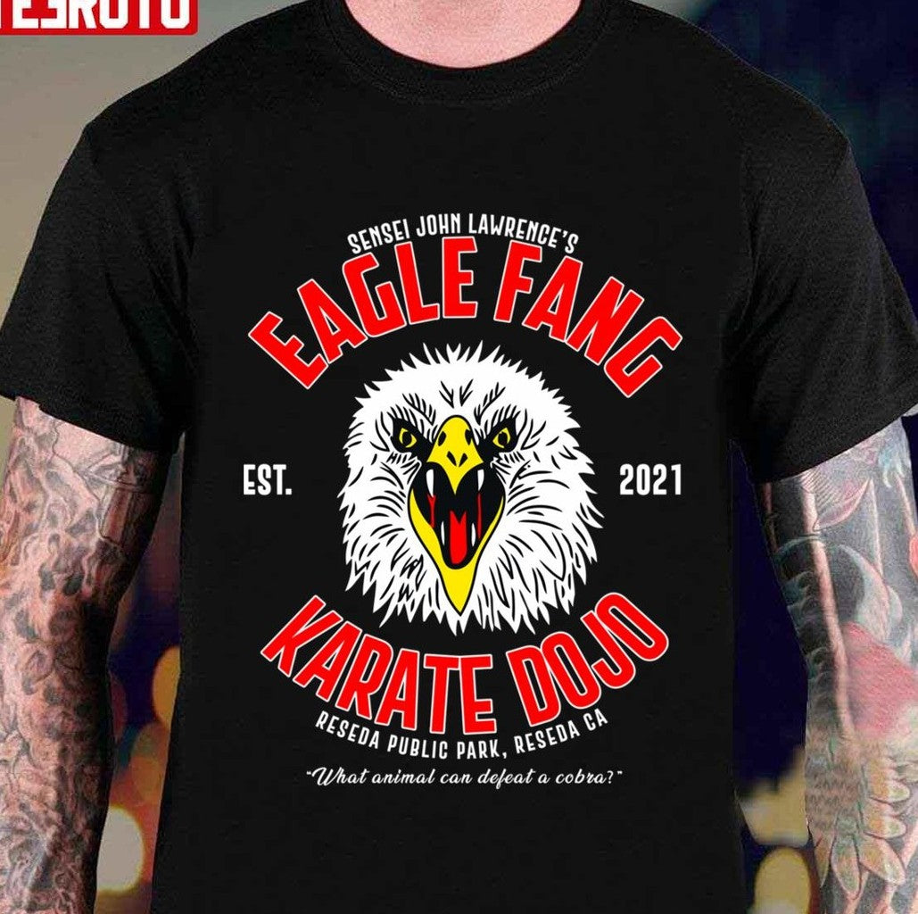Sensei John Lawrence's Eagle Fang Karate Dojo Est 2021 Unisex T-Shirt - T-Shirt, Sweatshirt, Hoodie