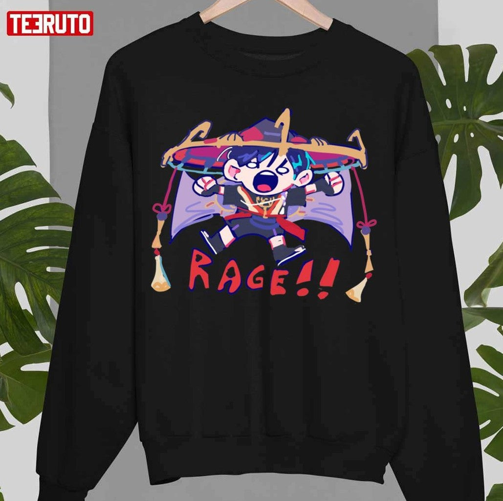 Rage De Scaramouche Angry Genshin Impact Unisex Sweatshirt - T-Shirt, Sweatshirt, Hoodie