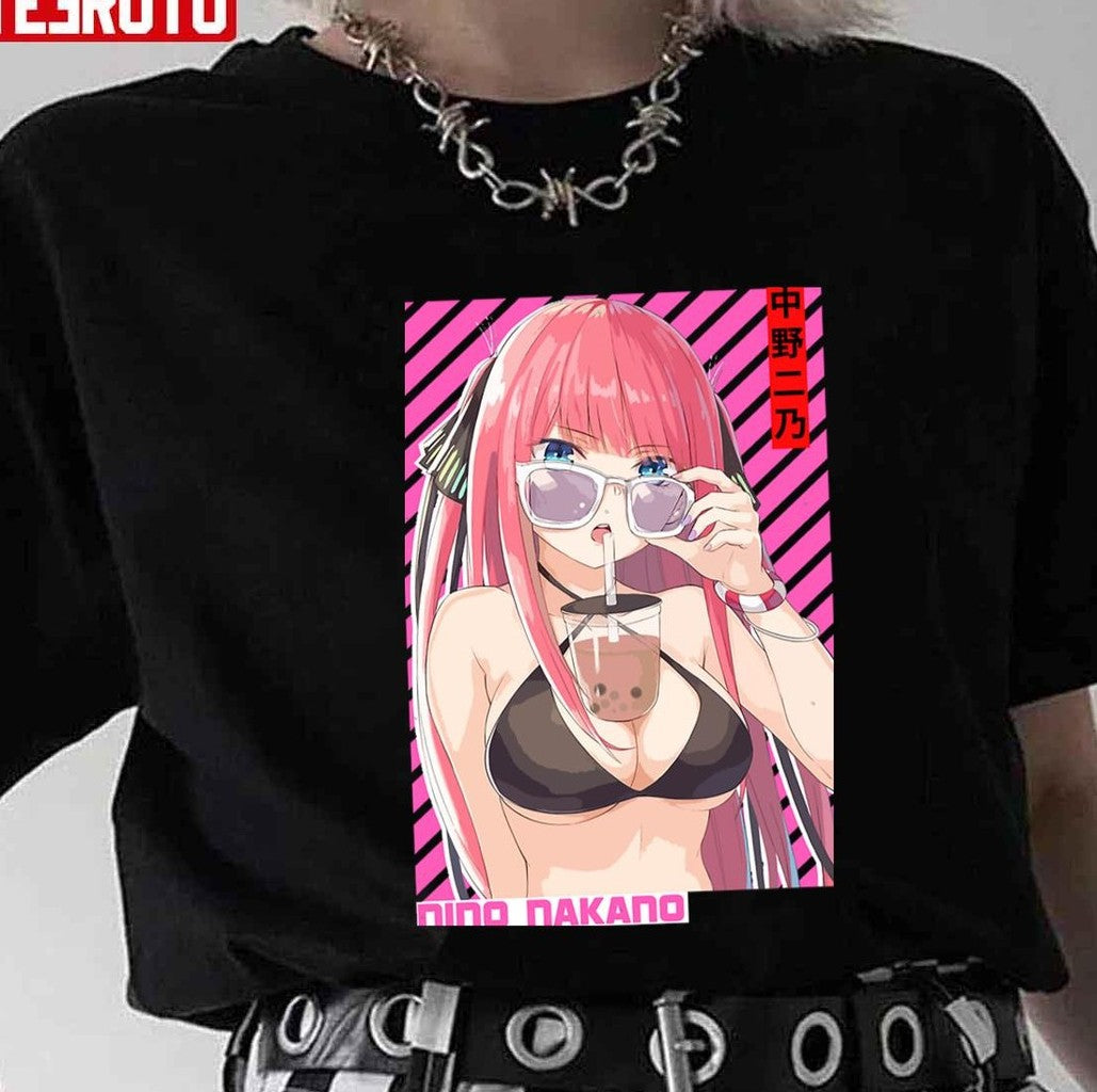 Sexy Nino Nakano The Quintessential Quintuplets Unisex T-shirt - T-Shirt, Sweatshirt, Hoodie