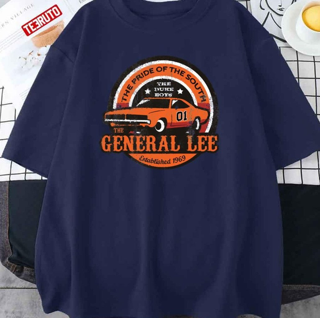 Pride Of The South Dukes Of Hazzard The General Lee Unisex T-Shirt - T-Shirt, Sweatshirt, Hoodie