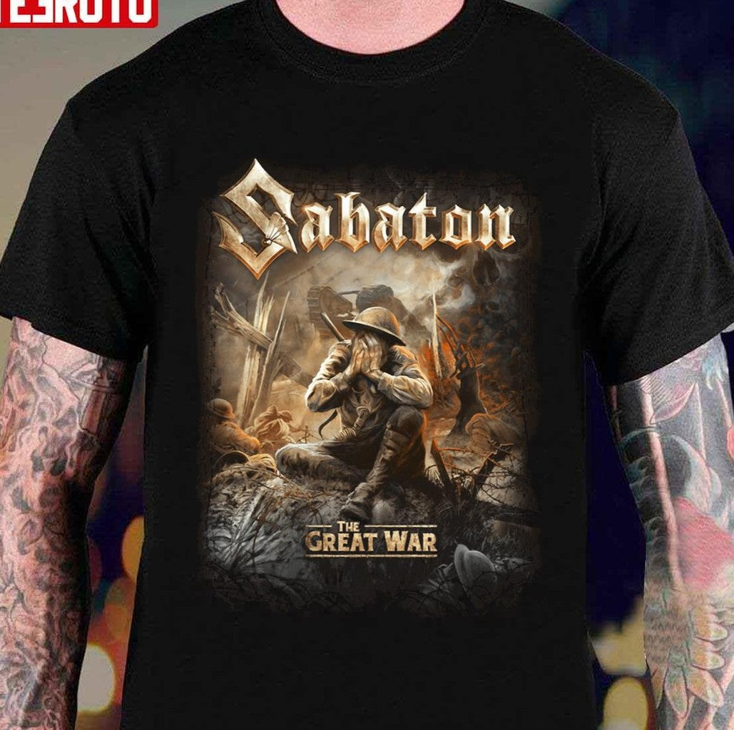 Sabaton The Great War Rock Band Design Unisex T-Shirt - T-Shirt, Sweatshirt, Hoodie