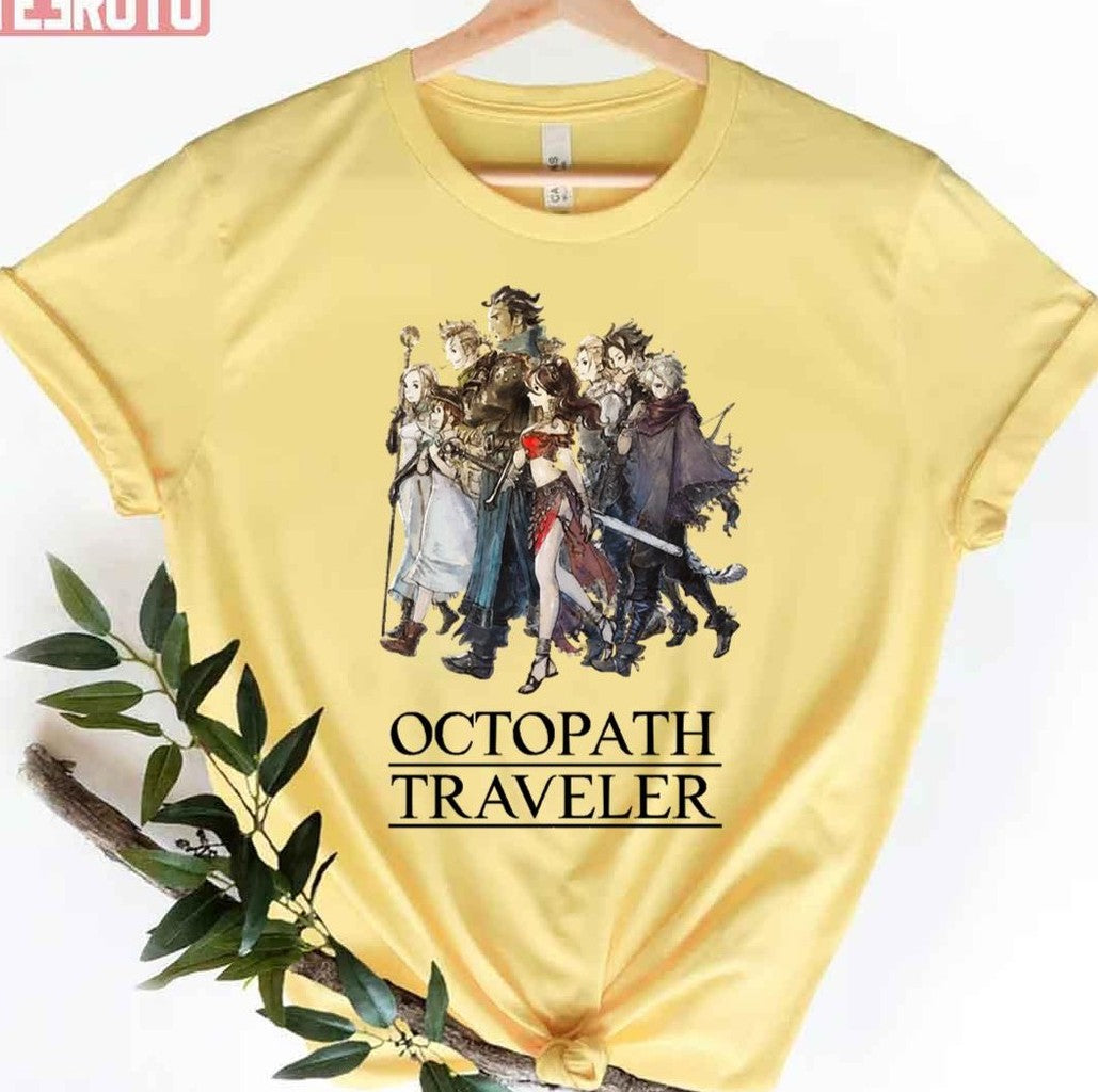 Octopath Travelers Logo Unisex T-Shirt - T-Shirt, Sweatshirt, Hoodie