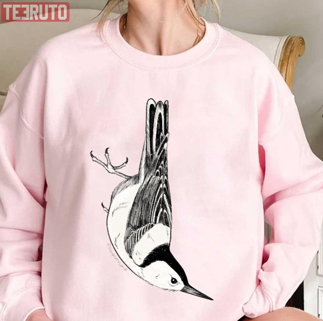 Nuthatch Illustration Unisex Sweatshirt - T-Shirt, Sweatshirt, Hoodie