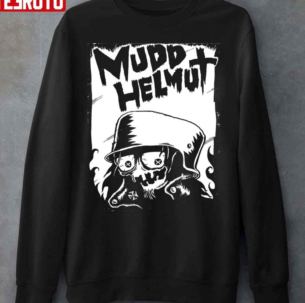 Mudd Helmut Logo Halloween Unisex Sweatshirt - T-Shirt, Sweatshirt, Hoodie