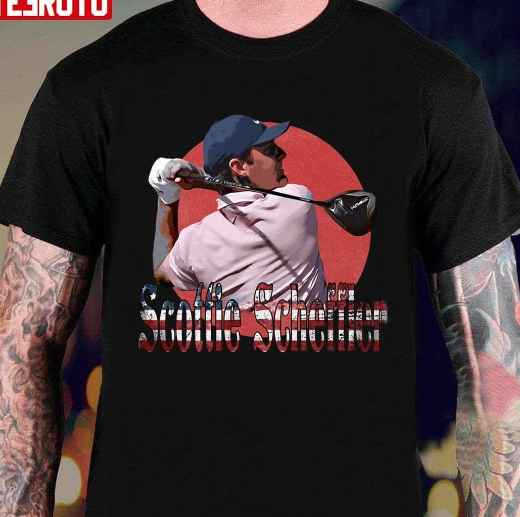 2022 Masters Tournament Winner American Golfer Scottie Scheffler Vintage Unisex T-shirt - T-Shirt, Sweatshirt, Hoodie