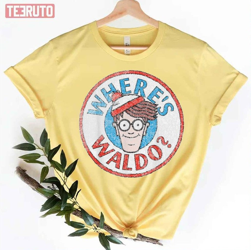 Round Logo Where's Waldo Waldo Unisex T-Shirt - T-Shirt, Sweatshirt, Hoodie