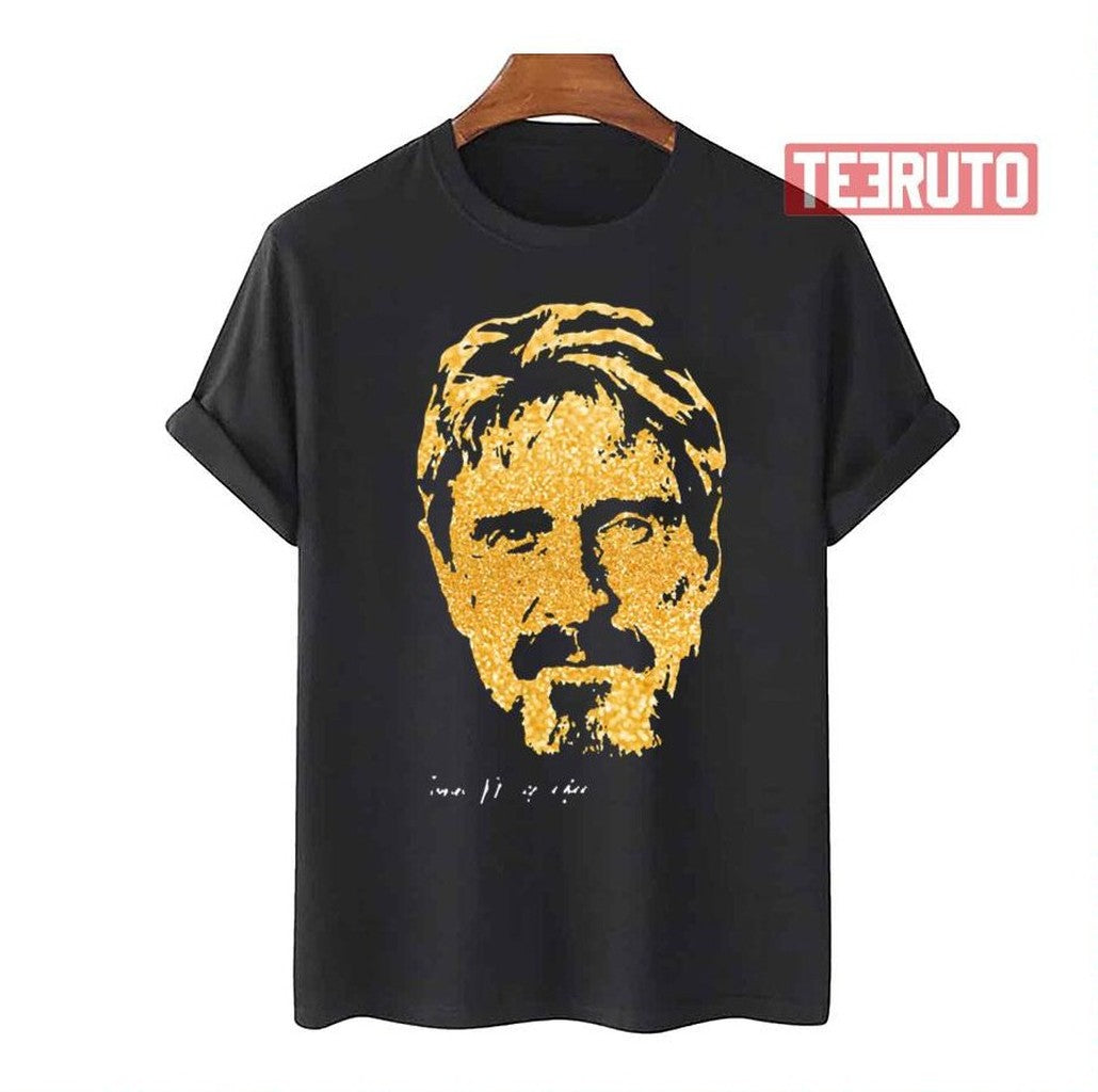 Portrait The Legend John Mcafee Unisex T-Shirt - T-Shirt, Sweatshirt, Hoodie