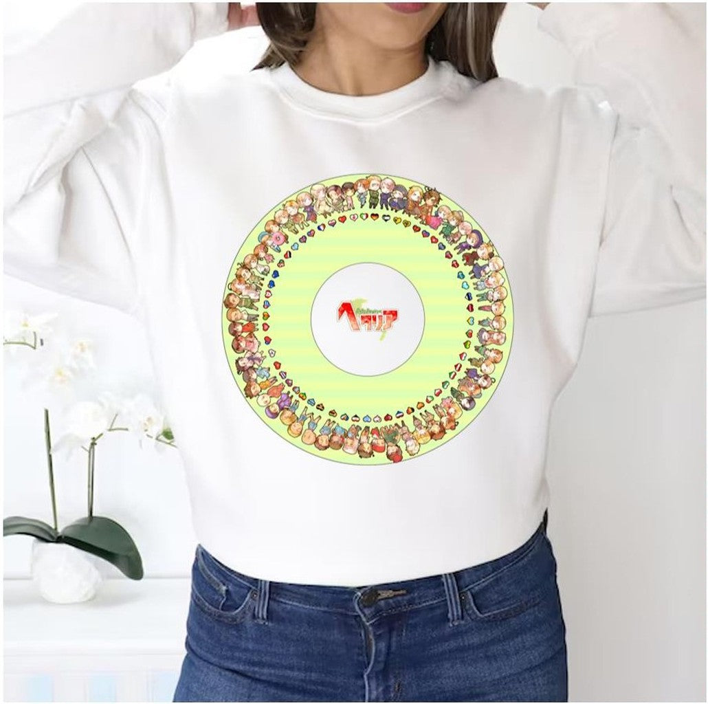 Round Design Hetalia Axis Powers Unisex Sweatshirt - T-Shirt, Sweatshirt, Hoodie